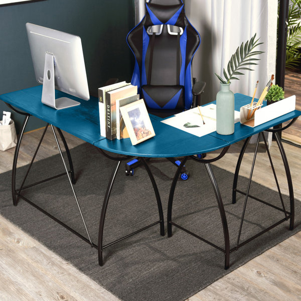 Inbox Zero LShaped Desk Wayfair Canada